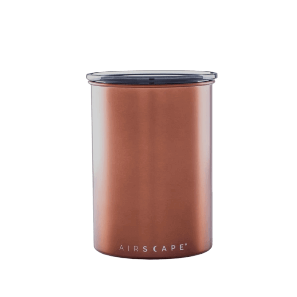 Airscape dóza na kávu 500 g - Brushed Cooper