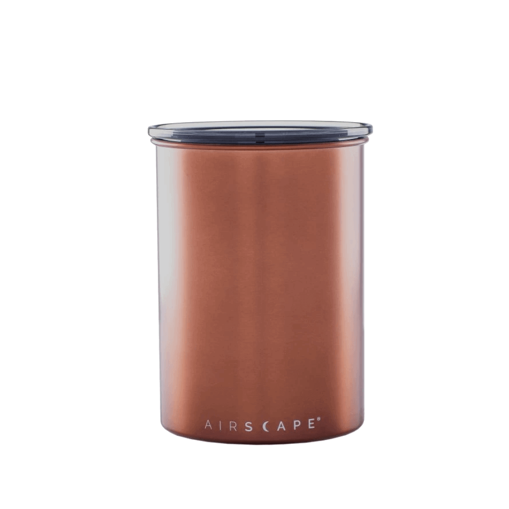 Airscape dóza na kávu 500 g - Brushed Cooper