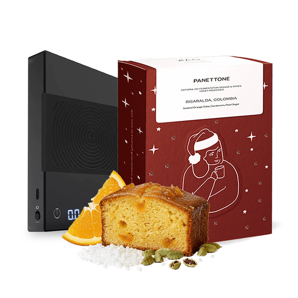 DAK Christmas Panettone coffee Timemore Basic Set - černý