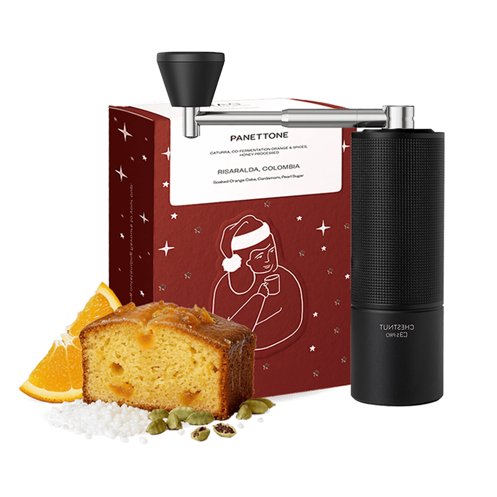 DAK Christmas Panettone coffee Timemore C3S Set