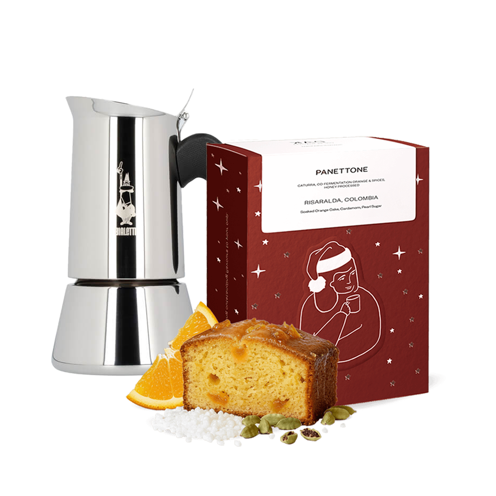 DAK Christmas Panettone coffee Moka Venus Set