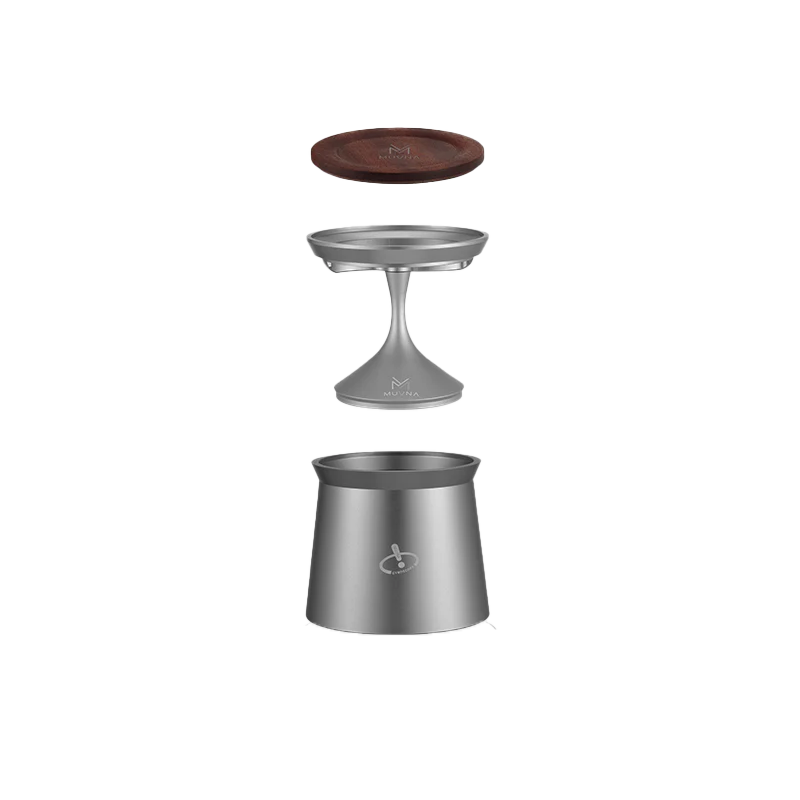 Muvna Gyro Coffee dosing cup with Ring - 58mm - šedý