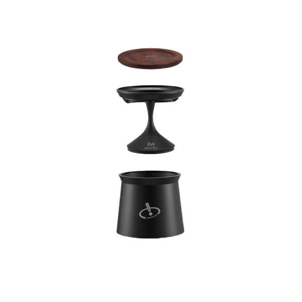 Muvna Gyro Coffee dosing cup with Ring - 58mm - černý