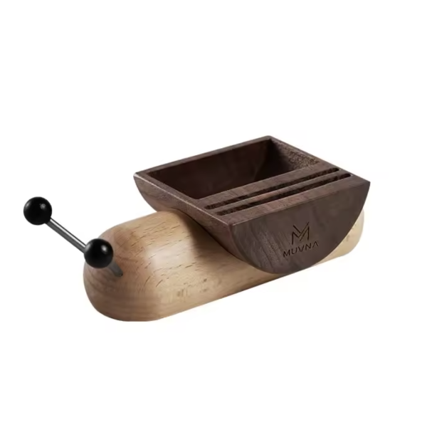 Muvna Snail storage rack - stojánek na filtry a puck screen -Šnek - dřevo