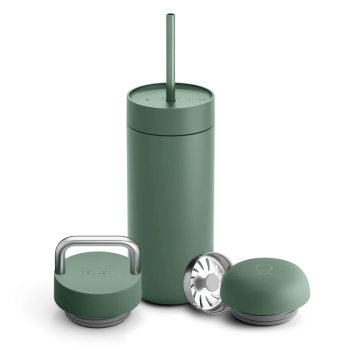 Fellow Carter Move Mug 473ml + sada 3 víček (3 v 1) - Smoke Green