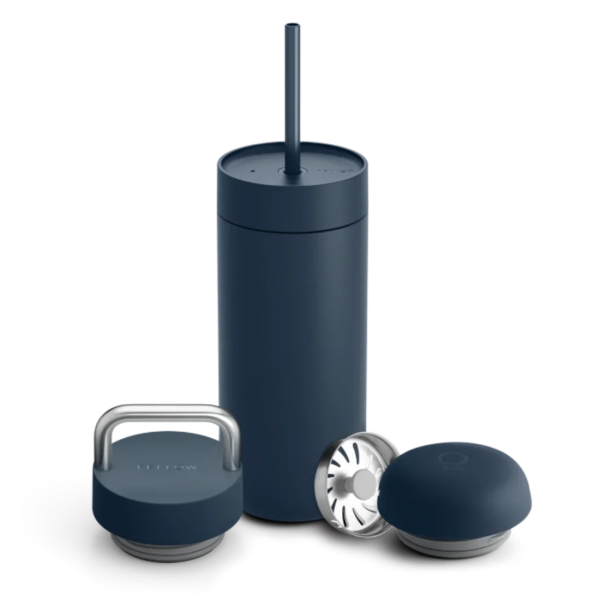 Fellow Carter Move Mug 473ml + sada 3 víček (3 v 1) - Stone Blue