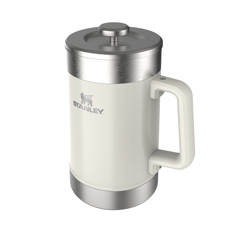 Stanley The Stay Hot French Press - Cream Gloss - 1400 ml