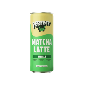 PerfectTed Healthy Energy Matcha drink - Latte Vanilka - 250ml