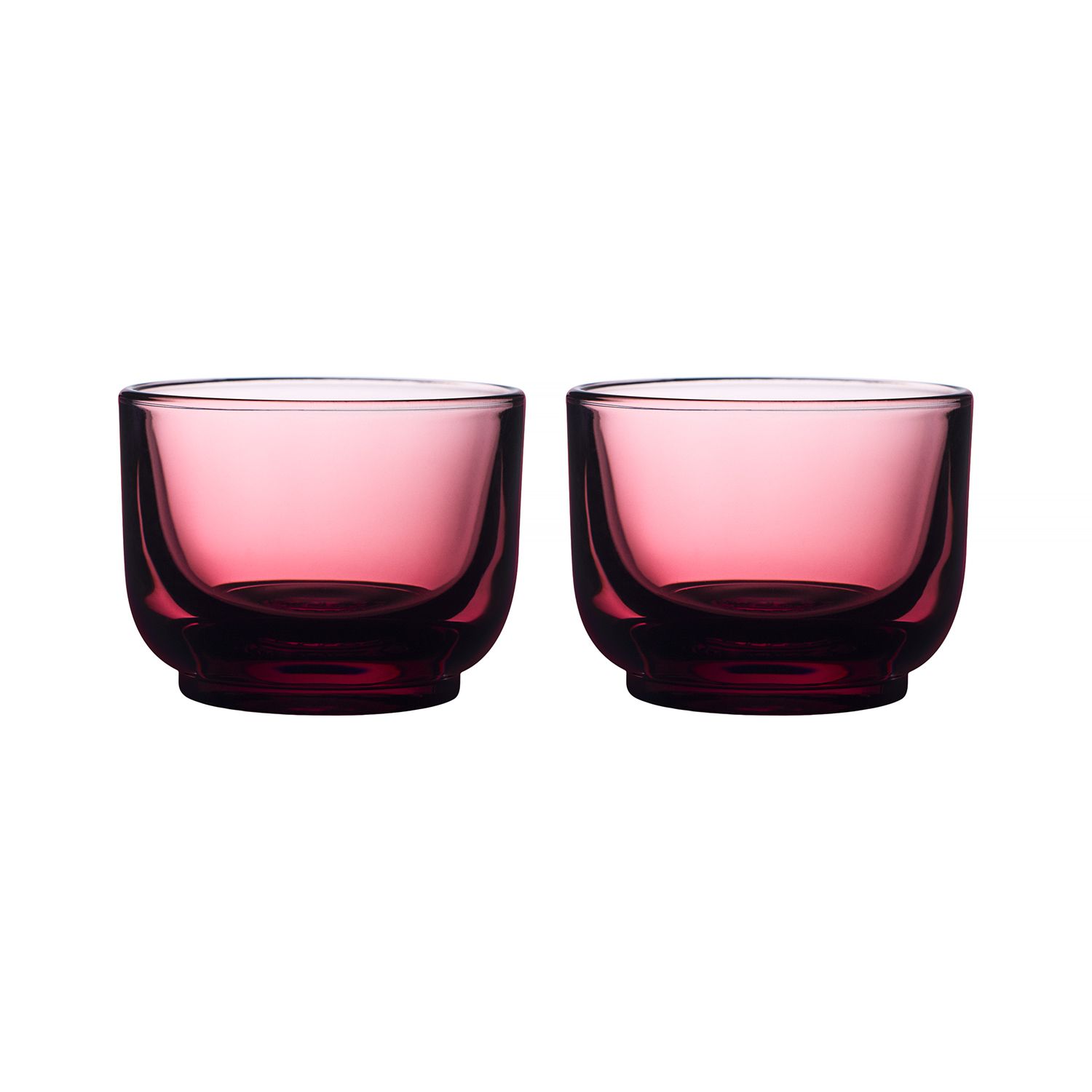Fellow Pirch Cortado set 2 sklenic - 120 ml - Garnet