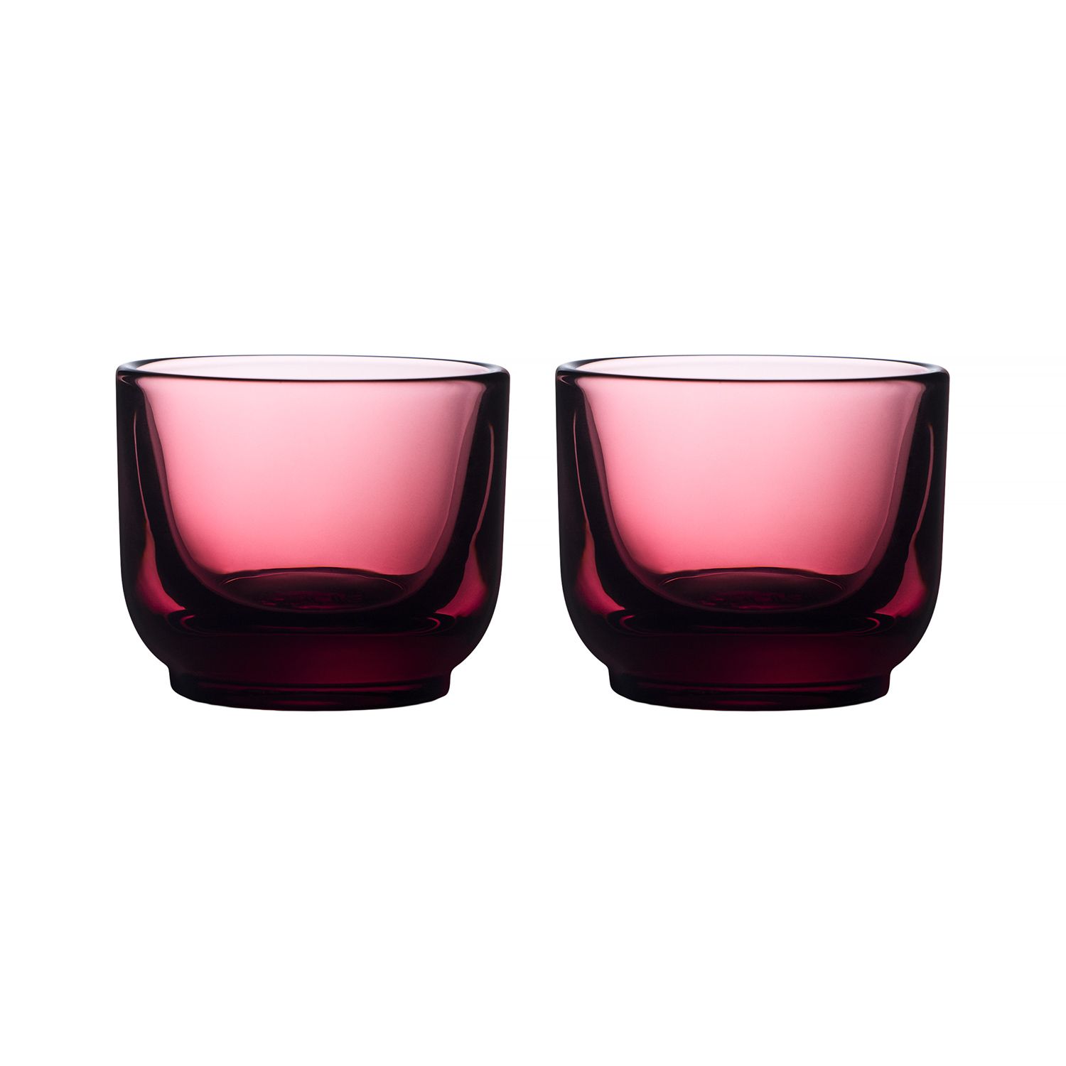 Fellow Pirch Espresso set 2 sklenic - 88 ml - Garnet