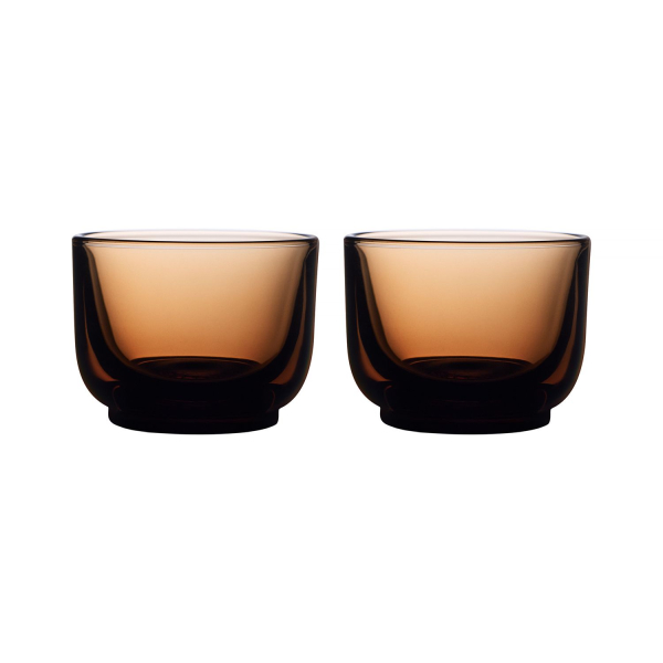 Fellow Pirch Cortado set 2 sklenic - 120 ml - Amber