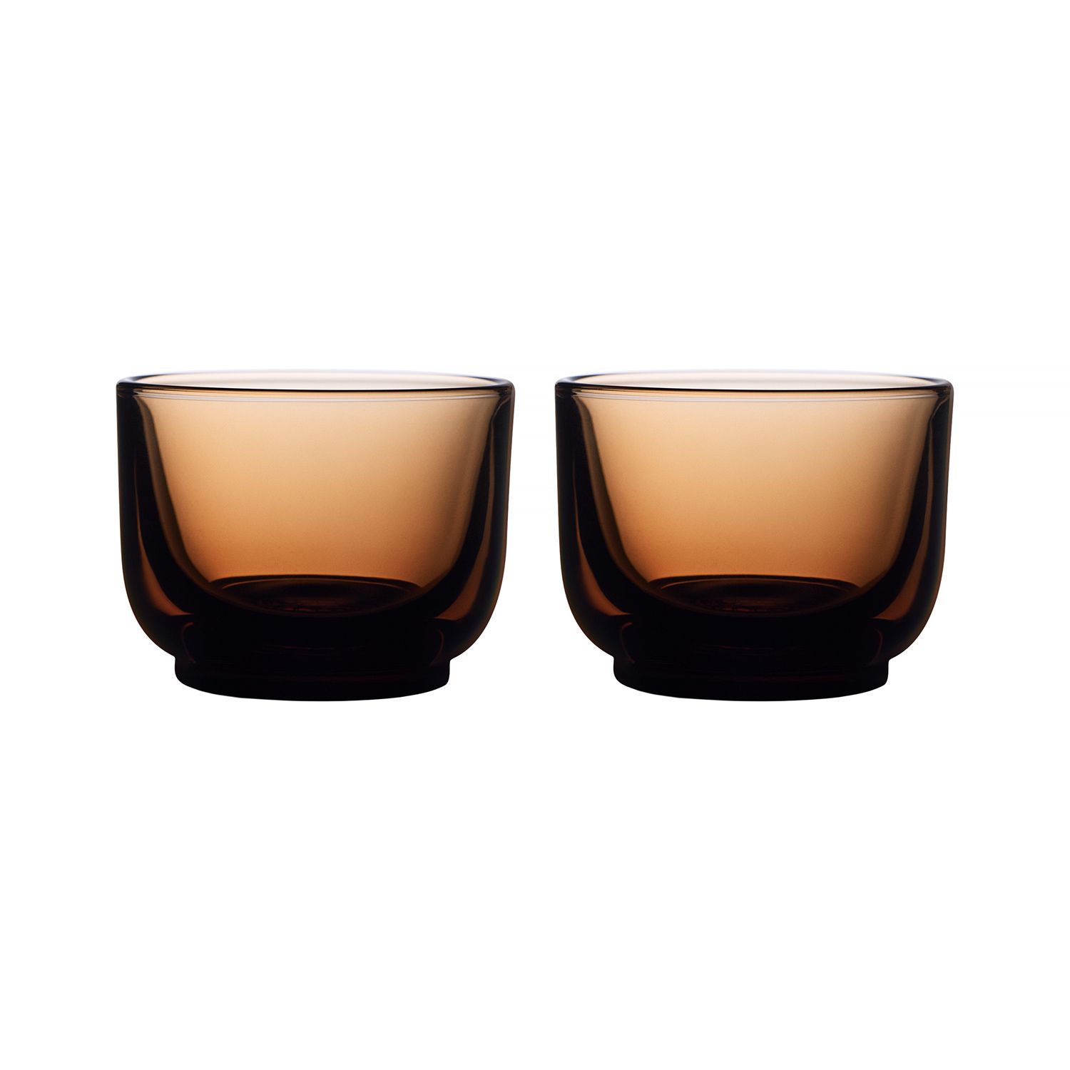 Fellow Pirch Cortado set 2 sklenic - 120 ml - Amber
