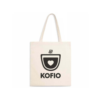 Kofio Canvas Tote Bag - bavlněná taška - natural