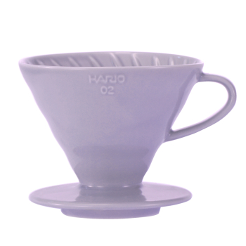 Hario Colour Edition V60-02 dripper - keramický světle fialový + 40 filtrů