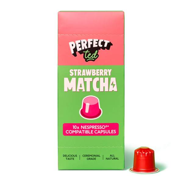 PerfectTed Matcha - jahoda - nespresso kapsle 10ks/bal.