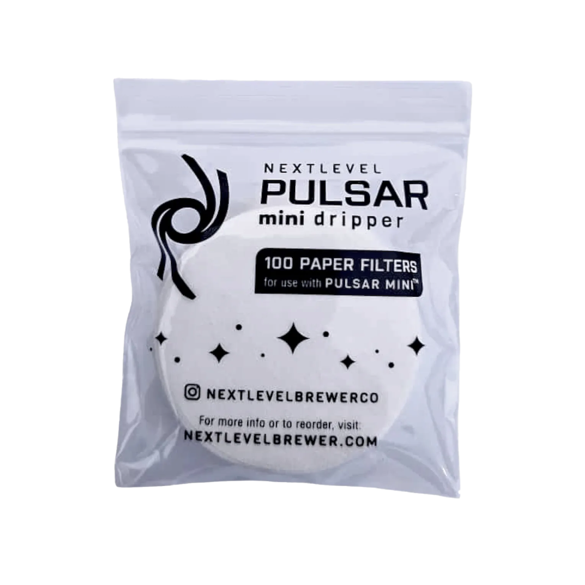 NextLevel Pulsar Mini - papírové filtry - 100 ks