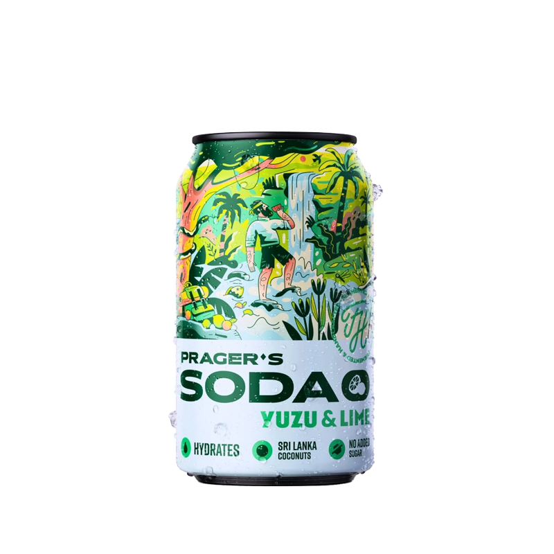 Prager's Soda - Yuzu & limeta - 330ml