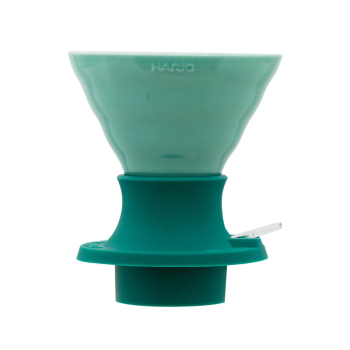 Hario Ceramic Immersion Switch V60-02 - tyrkysový dripper s filtry - ZÁNOVNÍ