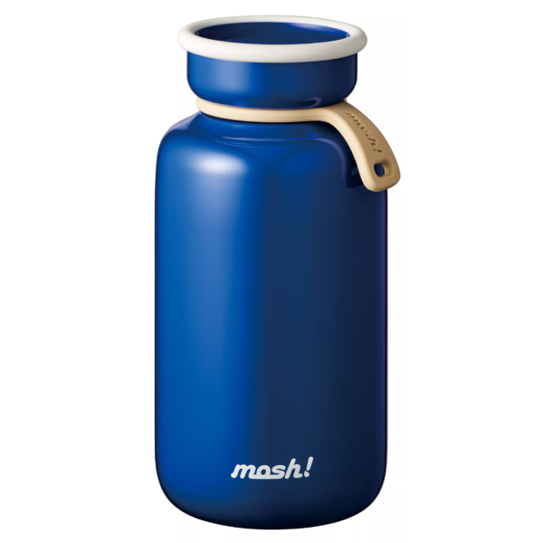 Mosh! Latte Tumbler - dvoustěnná termoska - 450ml - modrá