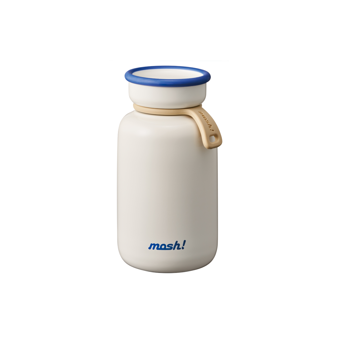 Mosh! Latte Tumbler - dvoustěnná termoska - 330ml - bílá