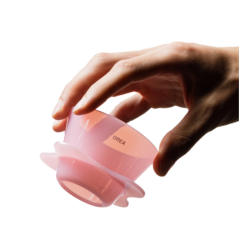 Orea O1 Brewer — Creamy Pink - compact unibody flat bottom brewer