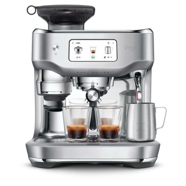 SAGE SES995BSS - ORACLE DUAL BOILER espresso kávovar - stříbrný