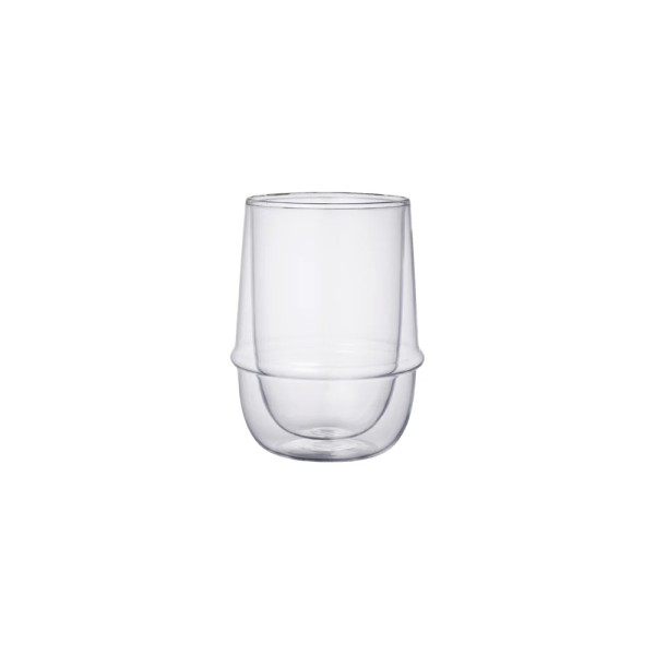 Kinto Kronos double wall iced tea glass - dvoustěnná sklenice - 350 ml