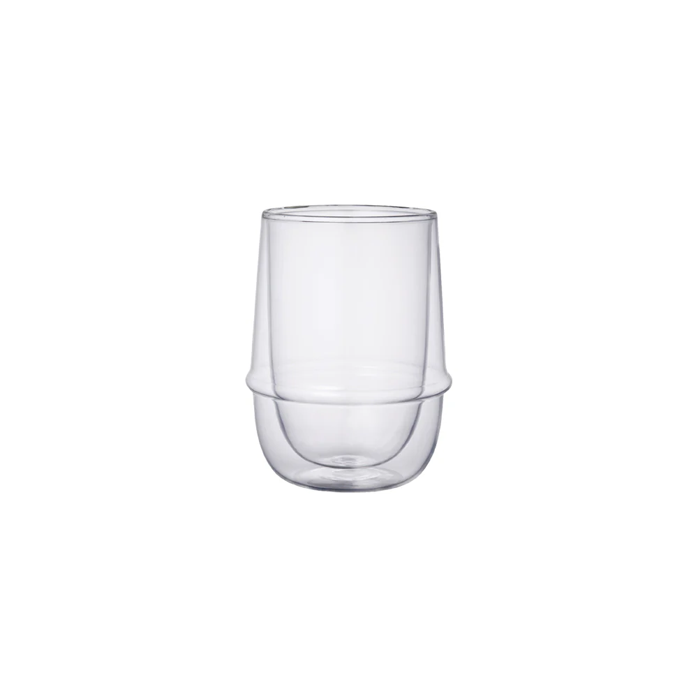 Kinto Kronos double wall iced tea glass - dvoustěnná sklenice - 350 ml