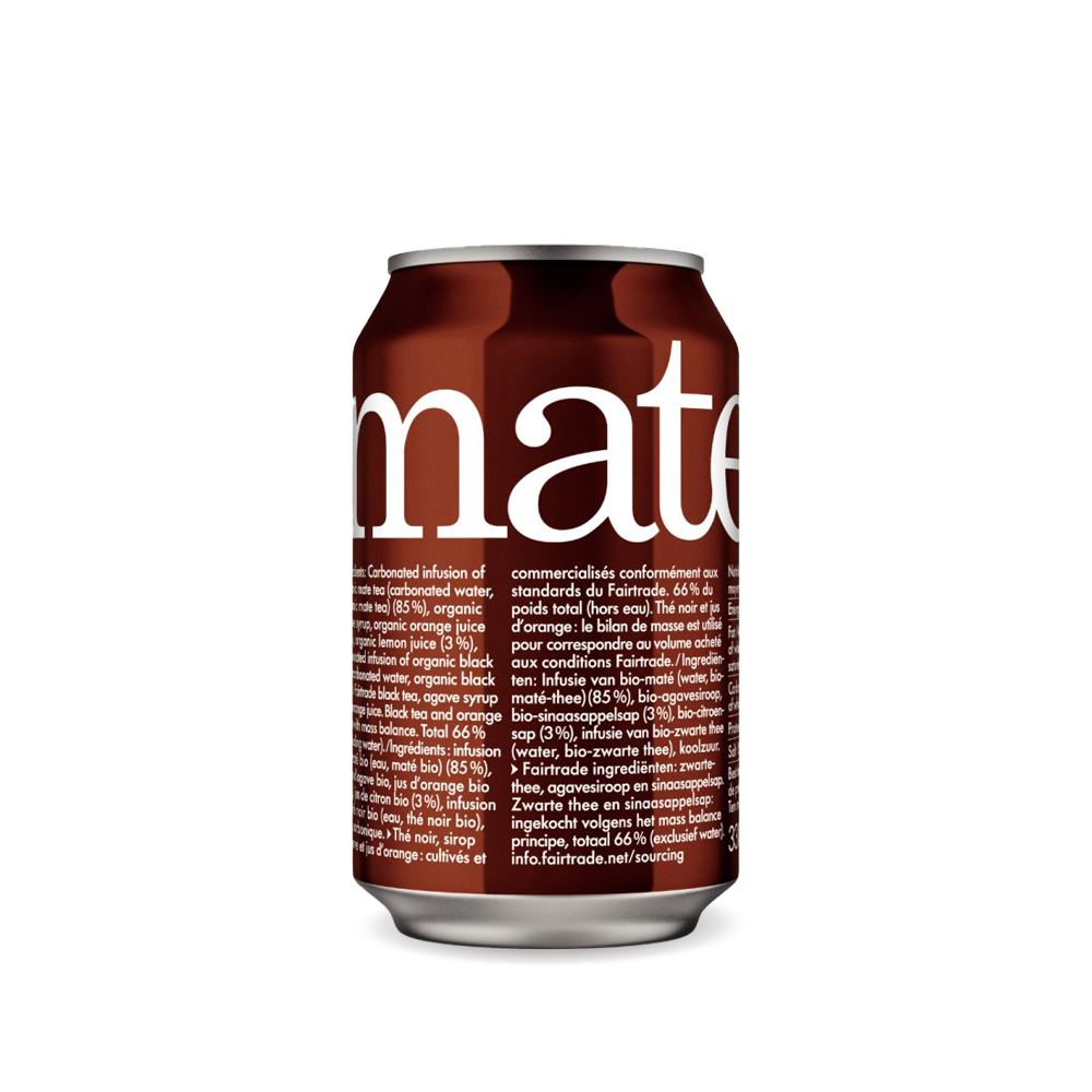 ChariTea BIO Maté - Perlivý čaj - 330ml