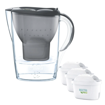 Brita Marella filtrační konvice - 2,4l - grafit + 3 filtry Maxtra Pro Pure Peformance