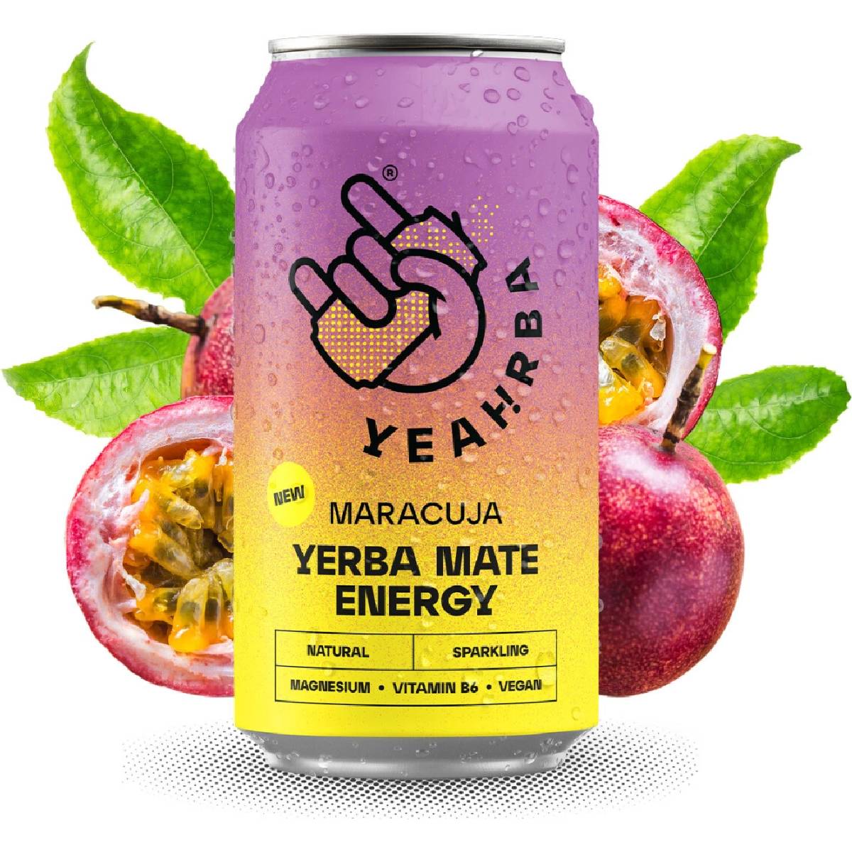Yeahrba Natural Energy Drink - Maracuja - 330 ml