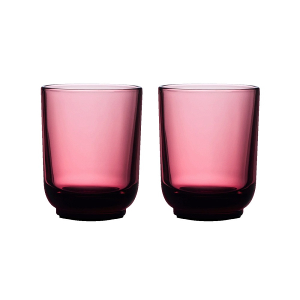 Fellow Pirch Latte set 2 sklenic - 325 ml - Garnet (použité)