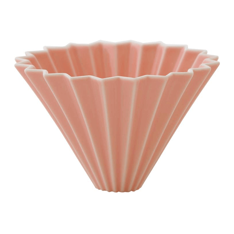 Origami dripper keramický M - růžový (použité)