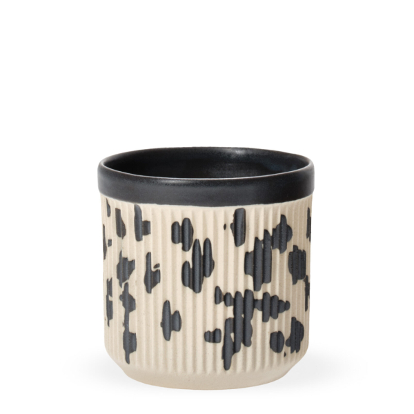 Fóbe RÓG Americano mug - black dots - 200 ml