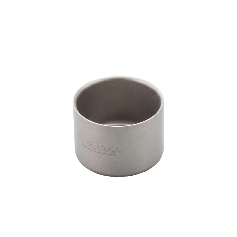 A.M.O.C. titanium insulated espresso cup - 100 ml - hrnek bez ucha