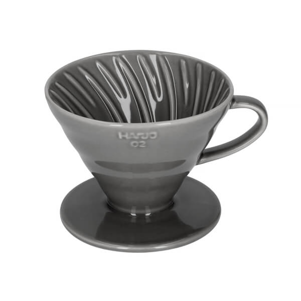 Hario V60-02 keramický dripper - šedý (Gray)