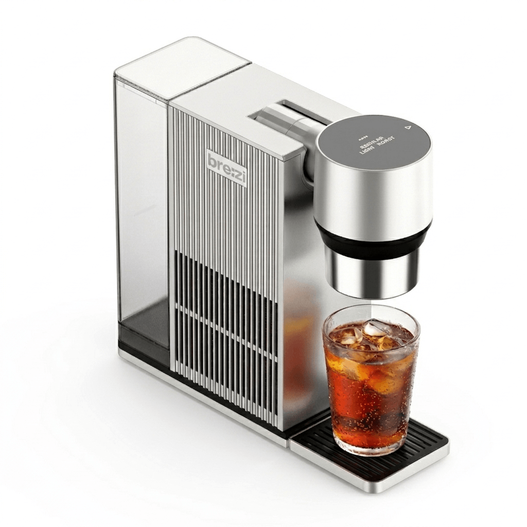 Brezi Cold Brew Coffee Maker - automatický cold brew kávovar - stříbrný