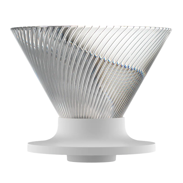 Hario NEO V60-02 Dripper - tritanový dripper pro rychlejší extrakci - průhledný