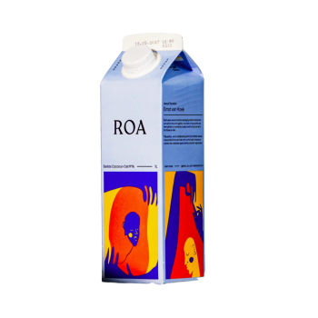 Roa Oat Barista Coconut - Ovesný kokosový nápoj pro baristy - 1l