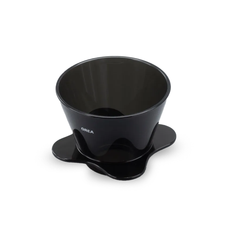 OREA O2 Brewer - Darth Black  - compact unibody flat bottom brewer