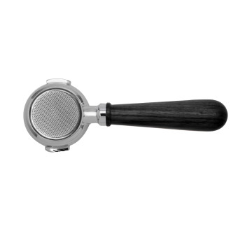 Lelit Wood Line páka bez dna (bottomless portafilter) - 58mm - black walnut
