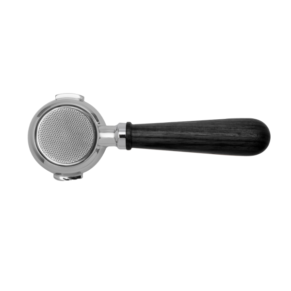 Lelit Wood Line páka bez dna (bottomless portafilter) - 58mm - black walnut