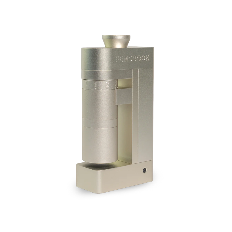 Femobook A4Z Electric Coffee Grinder - elektrický mlýnek - Champagne Gold (použité)