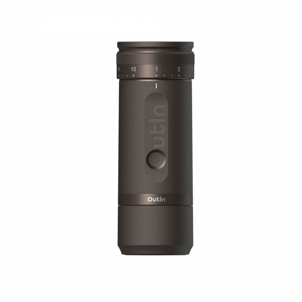 Outin Fino Portable Electric Espresso Coffee Grinder – elektrický mlýnek - Brown 