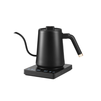zeroHero WuMing Gooseneck Kettle - rychlovarná konvice s regulací teploty - 900 ml - černá