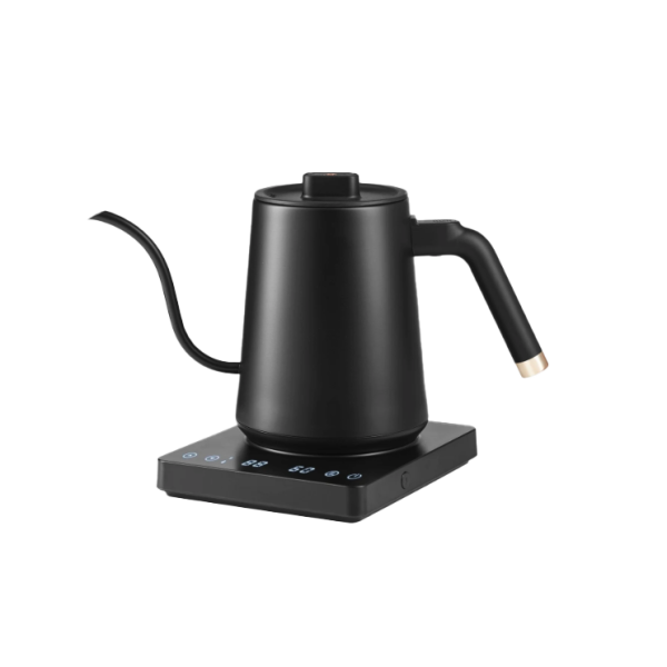 zeroHero WuMing Gooseneck Kettle - rychlovarná konvice s regulací teploty - 900 ml - černá