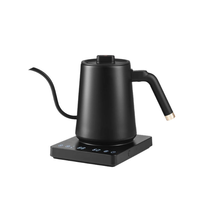 zeroHero WuMing Gooseneck Kettle - rychlovarná konvice s regulací teploty - 900 ml - černá