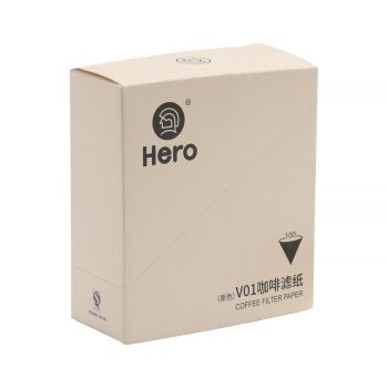 zeroHero V01 Coffee Paper Filter- papírové filtry - 100 ks - nebělené