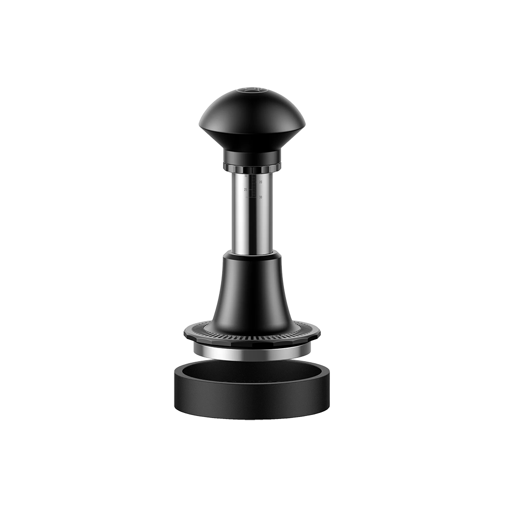 zeroHero Sword Press Adjustment Espresso Tamper - s regulací tlaku - 58,5 mm - černý