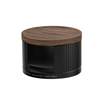 zeroHero Espresso Paper Filter Dock - zásobník na espresso papírové filtry – černý